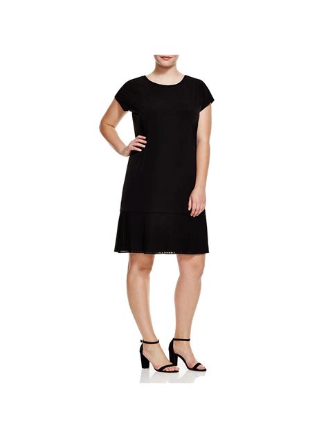 michael michael kors dress|Michael Kors black pleated dress.